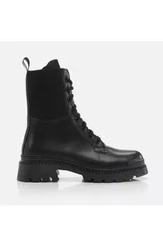 Ботильоны - Черный - На плоской подошве Yaya by Hoti, черный