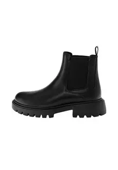 Ботильоны CHUNKY SOLE CHELSEA PULL&BEAR, цвет black