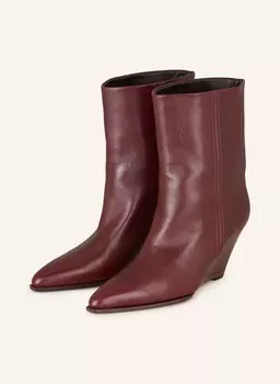 Ботильоны CLOSED, темно-красный