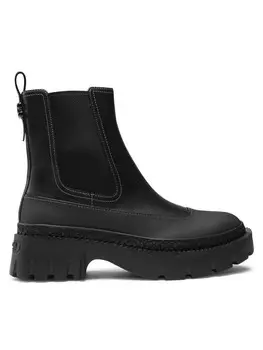 Ботильоны Coach Jayla Leather Bootie, черный