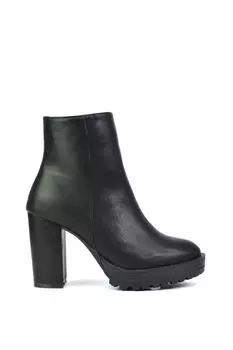 Ботильоны ''Cole' на каблуке-платформе XY London, черный