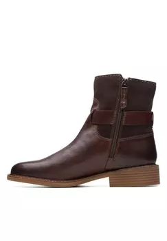 Ботильоны Cologne Strap Clarks, цвет dark brown combi