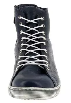 Ботильоны D сапоги холодного синего тёмного цвета Andrea Conti, темно-синий