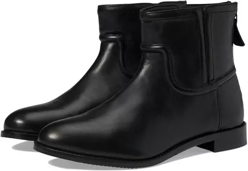 Ботильоны Darby Back Zip Bootie Johnston & Murphy, цвет Black Calfskin