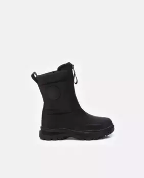 Ботильоны для девочки стеганые на центральной молнии Xti, черный