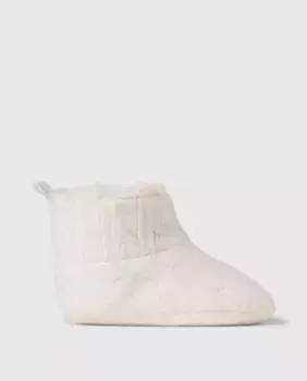 Ботильоны для мальчика на мягкой подошве с гладкой подкладкой Gap, цвет Crudo