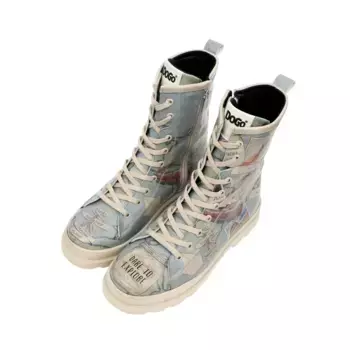 Ботильоны DOGO "Dare To Explore", веганские, синий