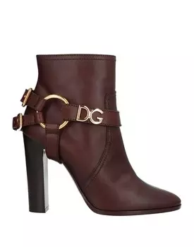 Ботильоны Dolce&Gabbana, темно-коричневый