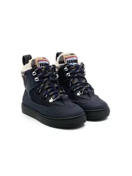 Ботильоны DSQUARED2 KIDS с вышитым логотипом, синий