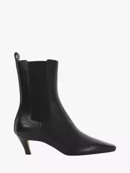 Ботильоны Dune Odele Leather Heeled Pointed, черный