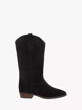 Ботильоны Dune Prickles Western Suede Calf, черный