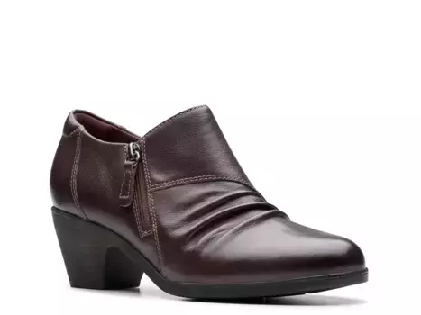 Ботильоны Emily Braley Bootie Clarks, темно-коричневый