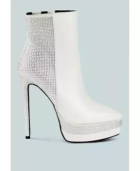 Ботильоны Encanto на высоком каблуке London Rag, белый