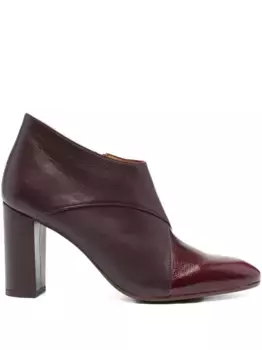 Ботильоны Etika из кожи с блочным каблуком 80 мм Chie Mihara, фиолетовый