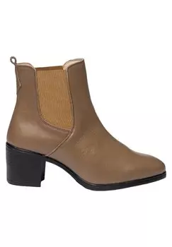 Ботильоны Eva Maas с резиновыми вставками, серо-коричневый