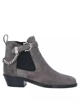 Ботильоны Ferragamo, серо-голубой