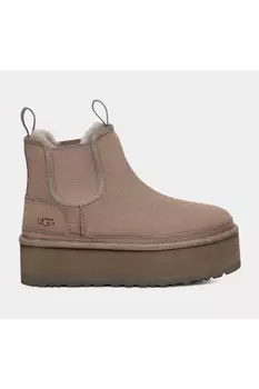 Ботильоны - Фиолетовый - На плоской подошве UGG