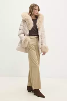 Ботильоны FLATFORM ZIP MG SS на платформе с молнией Calvin Klein Jeans, бежевый