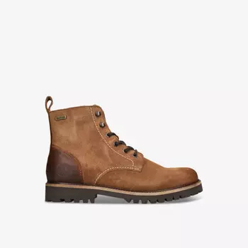 Ботильоны Foggy из замши со шнуровкой Barbour, коричневый