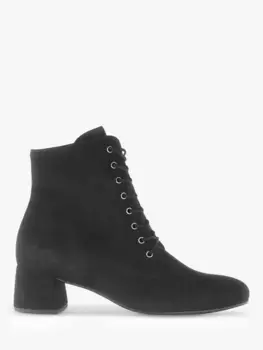 Ботильоны Gabor Aspen Suede Lace-Up, черный