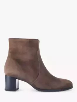 Ботильоны Gabor Breath Suede Heeled, коричневый