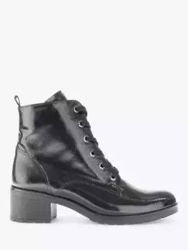 Ботильоны Gabor Joylon Wide Fit Patent Leather, черный
