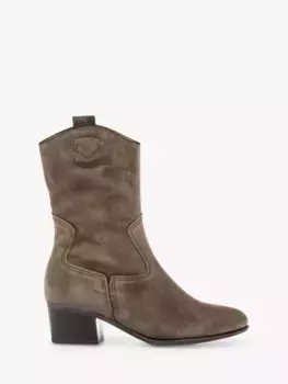 Ботильоны Gabor Kirsten Suede Western, цвет natural
