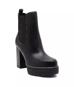 Ботильоны Guess на толстой подошве с каблуком, черный