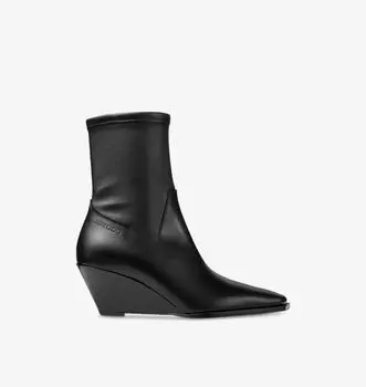 Ботильоны Hadley 60 из кожи с острым носком Jimmy Choo, черный