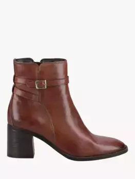 Ботильоны Hush Puppies Caitlyn Leather Buckle Detail, коричневый