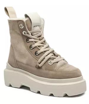 Ботильоны INUIKII MATILDA SHEARLING, бежевый