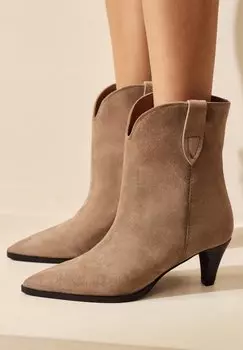 Ботильоны Isabel Bernard, серо-коричневый