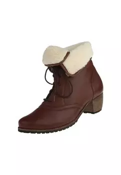 Ботильоны Ista из натуральной кожи оленя Natural Feet, коричневый