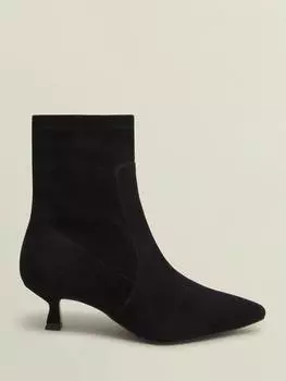 Ботильоны из эластичной замши morgan Hobbs, черный