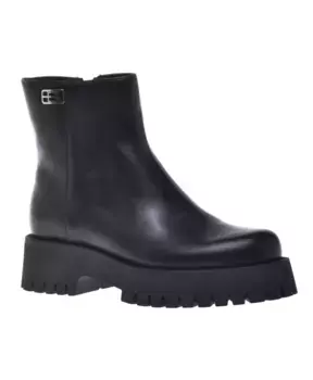 Ботильоны из черной кожи Baldinini, черный