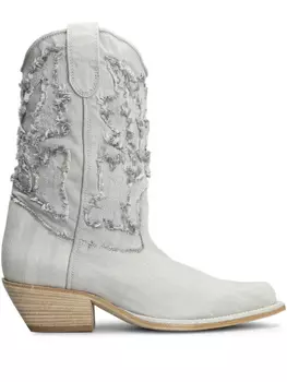 Ботильоны из денима 305 Vic Matie, серый