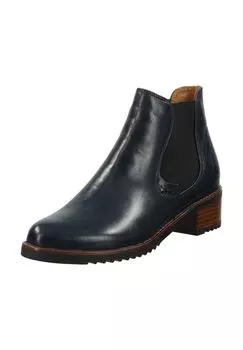 Ботильоны из гладкой кожи EVERYBODY, темно-синий