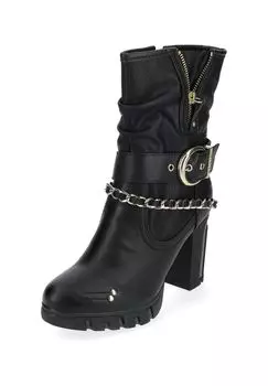 Ботильоны из искусственной кожи MUSTANG, черный