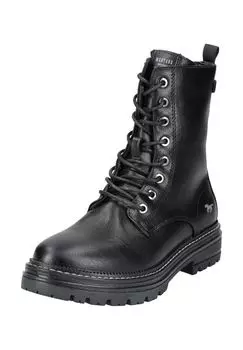 Ботильоны из искусственной кожи MUSTANG, черный