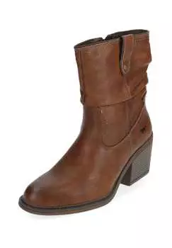 Ботильоны из искусственной кожи Mustang, цвет cognac