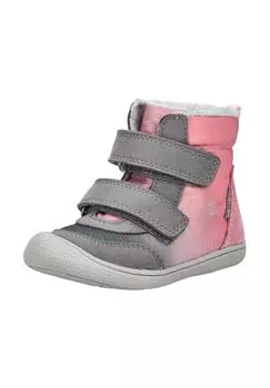 Ботильоны из искусственной кожи/сетки VADO, цвет Grau/rosa