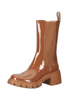 Ботильоны из искусственной кожи STEVE MADDEN, коньячный