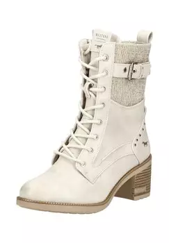 Ботильоны из искусственной кожи/текстиля MUSTANG, цвет Ivory