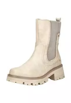 Ботильоны из искусственной кожи/текстиля Mustang, бежевый