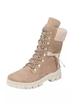 Ботильоны из искусственной кожи/текстиля Rieker, цвет Braun/beige