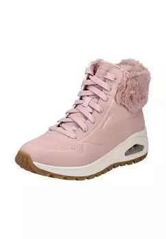 Ботильоны из искусственной кожи/текстиля SKECHERS, розовый