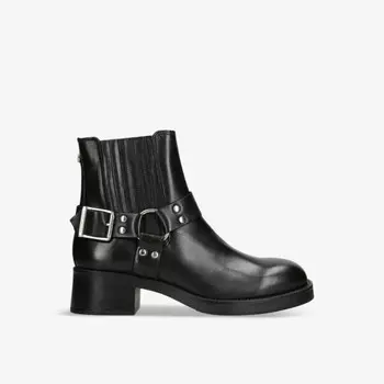 Ботильоны из кожи на каблуке Breaker Steve Madden, черный
