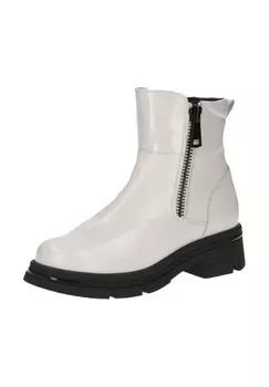 Ботильоны из кожи наппа Caprice, цвет Wei_ Lack