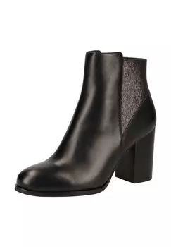 Ботильоны из кожи наппа mellow yellow, черный