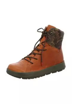 Ботильоны из кожи наппа Think!, цвет Kastanie